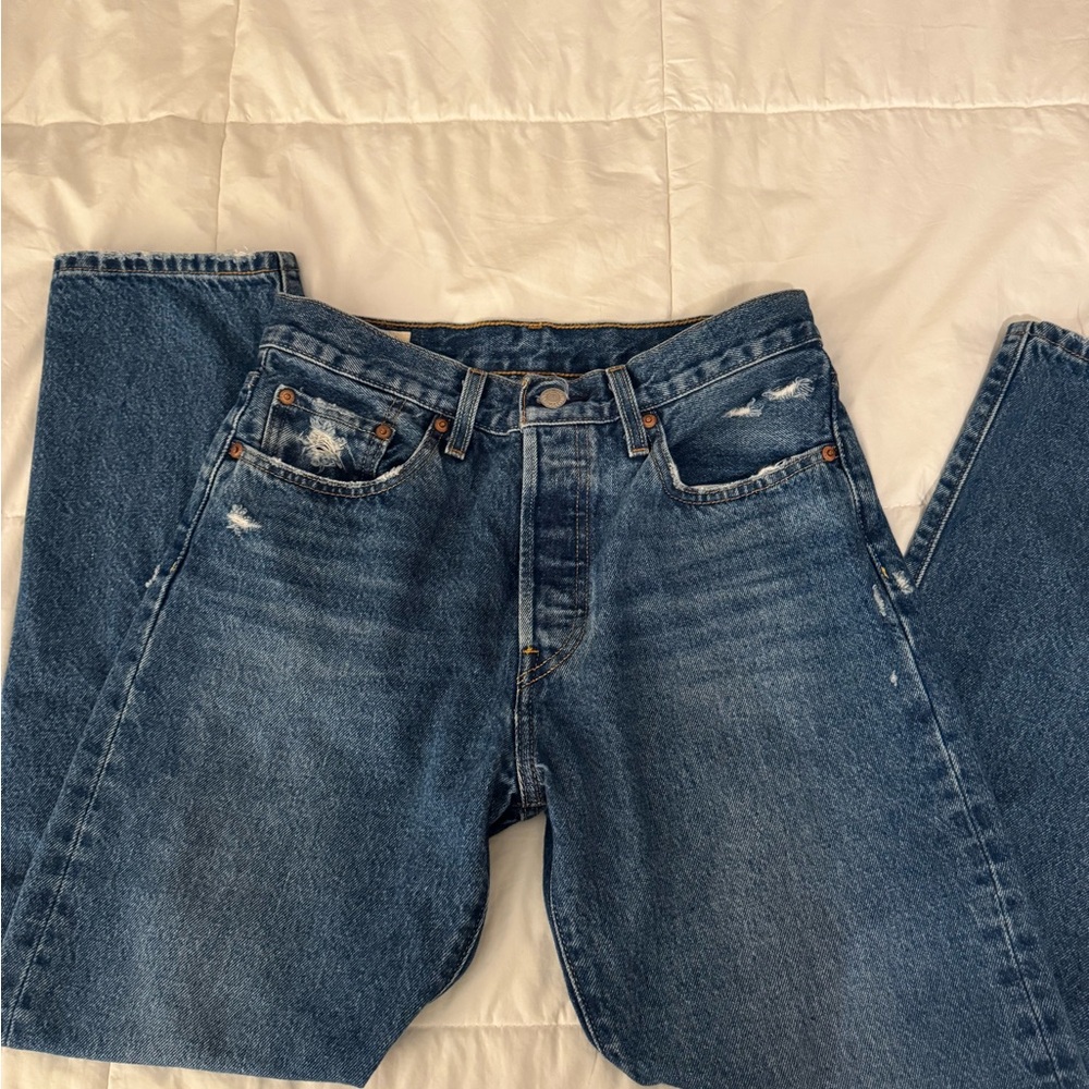 Levi's Women's Straight Blue Jeans